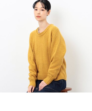 ネップヤーン　ニットプルオーバー