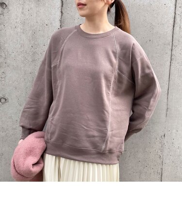 裏起毛　ステッチ　スウェット