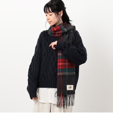 チェックマフラー