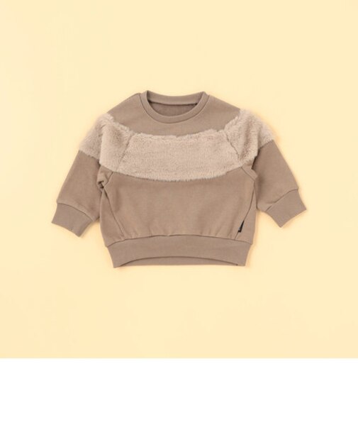 ファー使い　トレーナー(80・90cm)