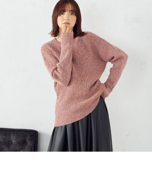 ミックスカラー　ニット