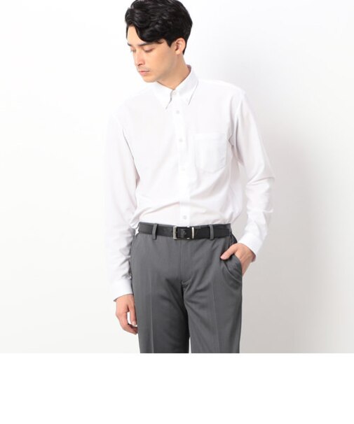 ポリエステル トリコット ボタンダウンカラー シャツ