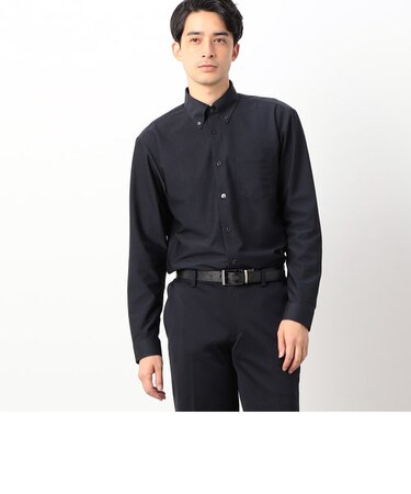 ポリエステル トリコット ボタンダウンカラー シャツ