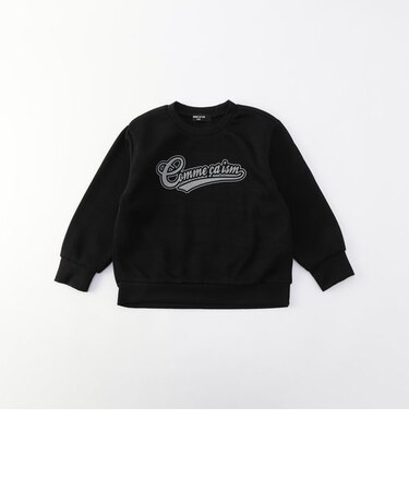 裏起毛　ロゴプリントトレーナー