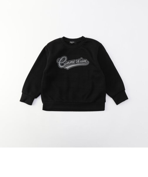 裏起毛　ロゴプリントトレーナー