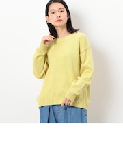 カラーネップニットプルオーバー