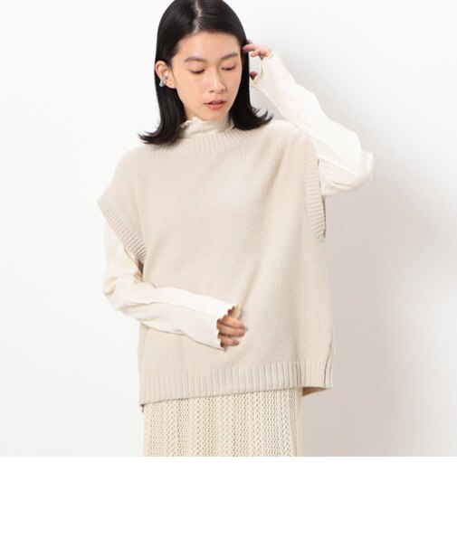 鹿の子２ＷＡＹニットベスト