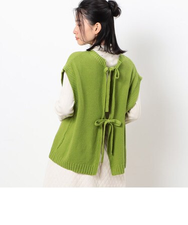 鹿の子２ＷＡＹニットベスト