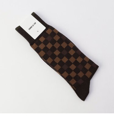 市松柄 ソックス