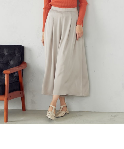 ギャザー　パンツ