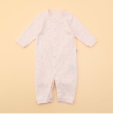 おしりパッチ付き　長袖ツーウェイオール(50-70cm)