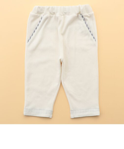 ギンガムチェック使い　ロングパンツ(80・90cm)