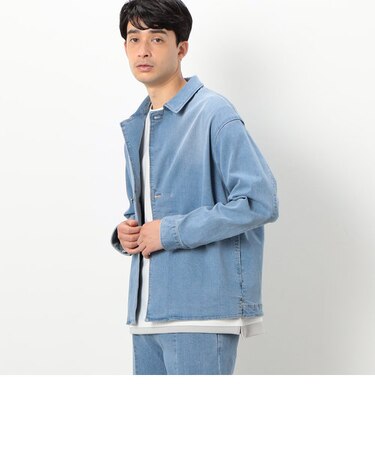 ウォッシャブル ストレッチデニム ブルゾン
