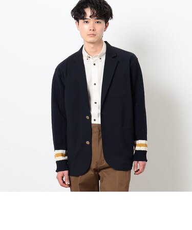 ニットコンビ ブレザー