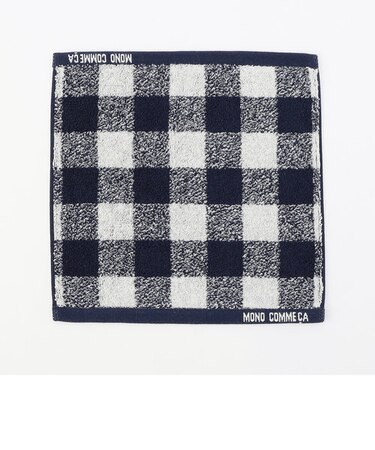 チェック柄ハンカチタオル