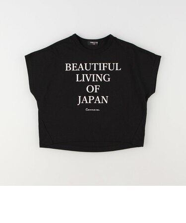 メッセージプリント　半袖ビッグＴシャツ