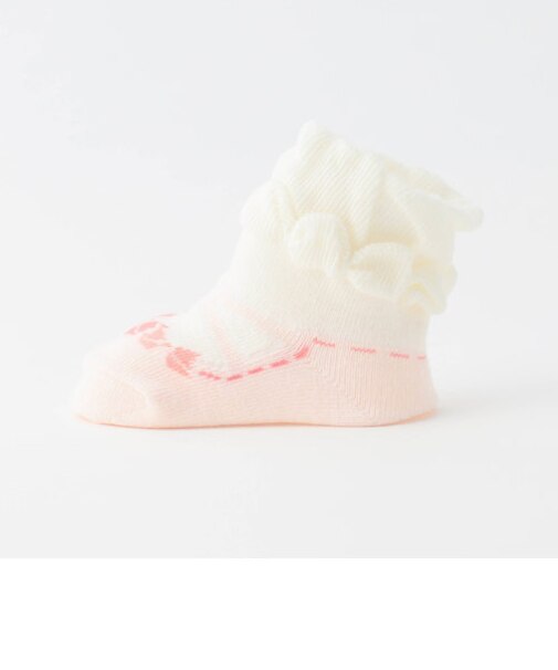 バレエシューズ柄カップ入りソックス