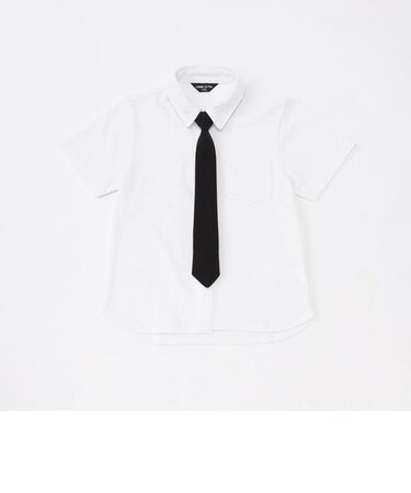 ネクタイ付き半袖シャツ(100-130cm)