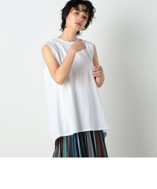 ショルダータック チュニック カットソー
