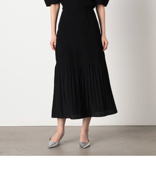 プリーツ マーメイド スカート