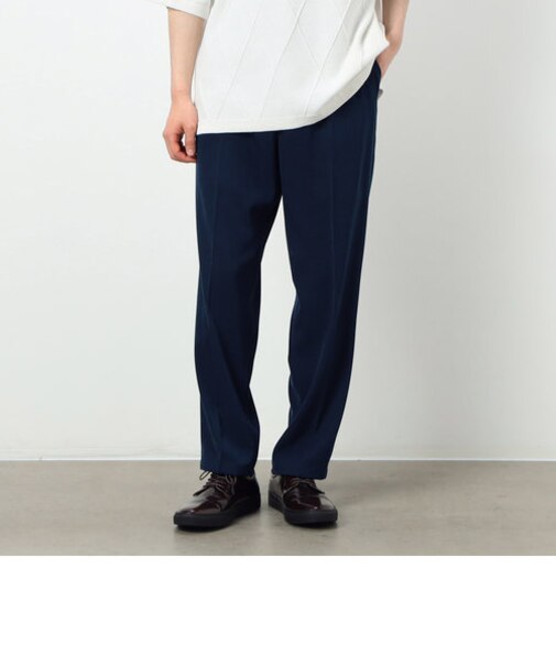 カラー ストレッチ スラックス