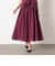 【洗える／セットアップ対応】ギャザーフレアースカート