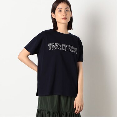 コットン　ロゴプリントＴシャツ