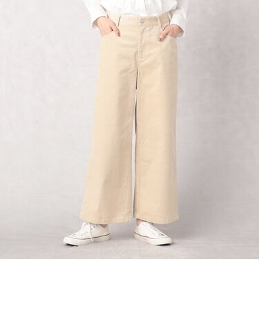 コーデュロイ　ワイドパンツ