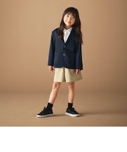 【セットアップ対応】ストレッチポンチ　ネイビー　ジャケット