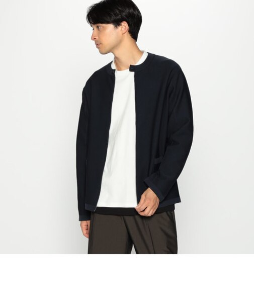 ジップアップ ニットブルゾン