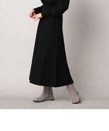 【セットアップ対応】ニット フレアースカート