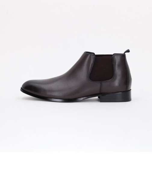 サステナブル 再生革 サイドゴア ショートブーツ