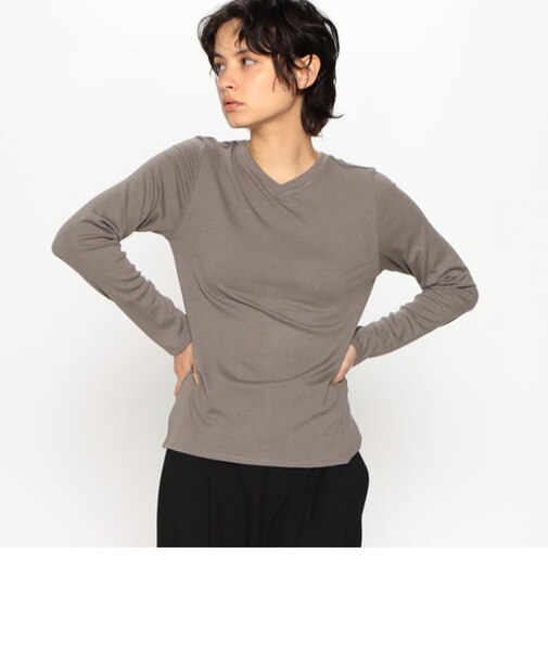 前後２ｗａｙ　リブ　ロンＴ