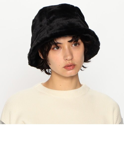 フェイクファーバケットハット｜コムサイズムの通販｜&mall（アンド