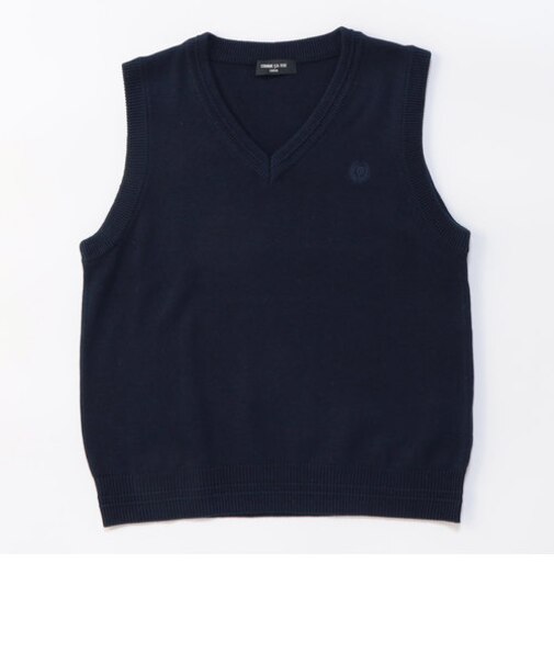 ベーシック　ニット　ベスト(140-160cm)