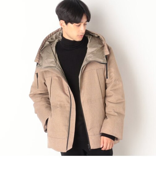 ウールライク ダウン ブルゾン