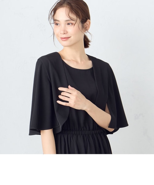 ポリエステル　ストレッチツイル　ボレロ