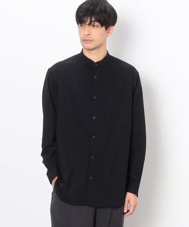 ★ＴＶドラマ着用商品★ スタンダード バンドカラー シャツ