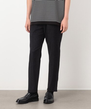 【セットアップ対応】デニムライクジャージー テーパードパンツ