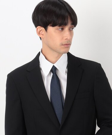 【シルク100％】ドット ネクタイ