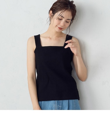 リブ　キャミソール