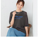 シアーニット ロゴ Tシャツ