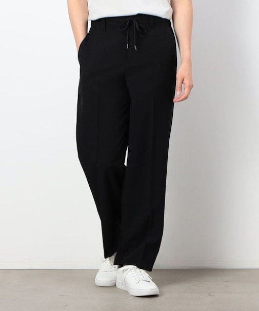 ★TVドラマ着用商品★ ファンクショナル ウールライクストレッチ セミワイドスラックス