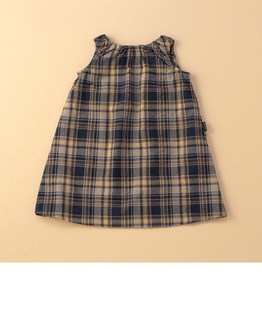 2WAYサッカーチェックワンピース(ベビーサイズ)