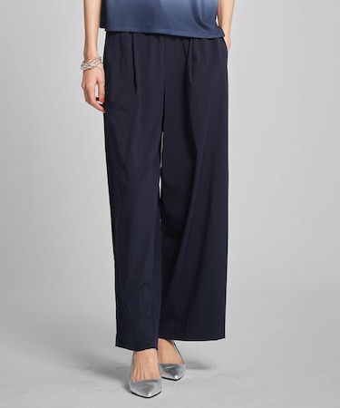 レーヨンナイロンヴィンテージ ドロストワイドパンツ