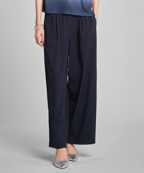 レーヨンナイロンヴィンテージ ドロストワイドパンツ