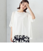 シアーポンチョ　ニット