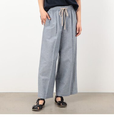 ストライプワイドパンツ