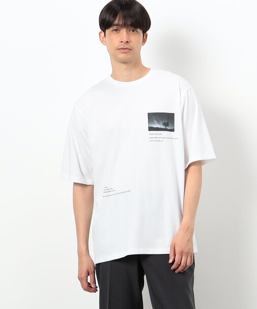 【接触冷感機能】 Feel-Cool フォト＆メッセージＴシャツ 「Starry sky」
