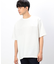 ケーブル柄ジャカード コンビデザインＴシャツ